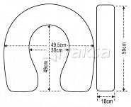 PODKOWA RATUNKOWA QUICK RD 145N BIAŁA  21306 - 2