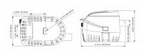 POMPA ZENZOWA AUTO.  38 L/MIN (600 GPH)  SEAFLO  70823 - 2