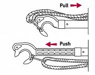 BOSAK JACHTOWY TELESKOPOWY HOOK & MOOR 180cm 24351 - 3