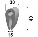 LISTWA ODBOJOWA  ODBOJNICA ''C'' NIEBIESKA 54580 - 2