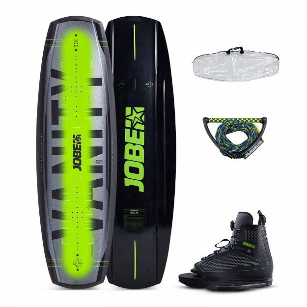 Zestaw JOBE deska wakeboardowa VANITY 141 + wiązania Maze + linka
