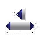 ODBIJACZ OCEAN H2 14X50 CZARNY 51403 - 6