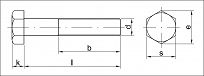 ŚRUBA M6X70 DIN 931  83597 - 2