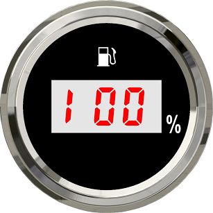 WSKAŹNIK POZIOMU PALIWA X-LINE BLACK 240-33Ω IP67 49613