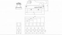 STOPER EASYLOCK MINI POTRÓJNY 19453 - 2