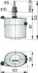 WYCIERACZKA PRZEDNIEJ SZYBY 12V VETUS 46225 - 2