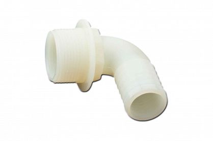 KRÓCIEC KĄTOWY NYLONOWY 1  1/4 NA WĄŻ 38MM 72840