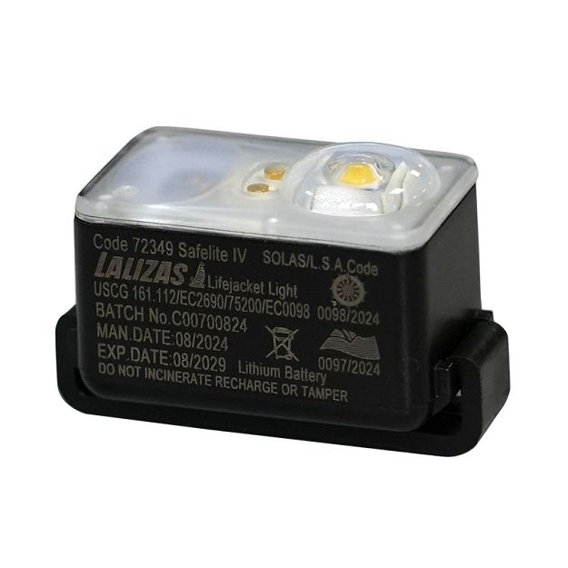 PULSACYJNA LAMPKA LALIZAS SATELITE IV DO KAMIZELEK RATUNKOWYCH