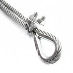 ZACISK KABŁĄKOWY NIERDZEWNY TYP A 4 mm 30805 - 6