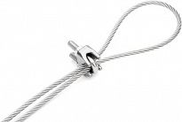 ZACISK KABŁĄKOWY NIERDZEWNY TYP A 4 mm 30805 - 7