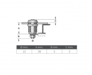 ZAMEK PATENTOWY 30mm  10330 - 3