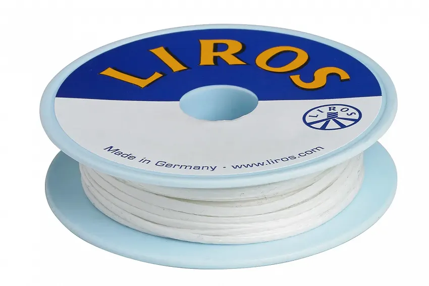 LINA LIROS HEAVY WAX BRAIDED WHIPPING TWINE, 1 mm x  20 m, 32801