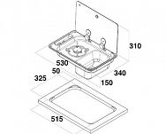 KUCHENKA CAN FL1323 ZE ZLEWOZMYWAKIEM 70253 - 3