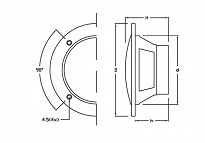 GŁOŚNIKI WODOODPORNE IP67 CHROM 120W 69029 - 2