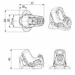 KNAGA STOPER PXR0206/T 11080 - 4