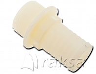 KRÓCIEC PROSTY NYLONOWY 1/2' NA WĄŻ 25MM 72826 - 2
