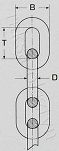 ŁAŃCUCH NIERDZEWNY  6mm A4 AISI316  50950 - 2