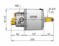POMPA HYDRAULICZNA STERU VETUS HTP4210R - 2