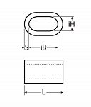 ZACISK MIEDZIANY DO LINY 5mm 30750 - 2