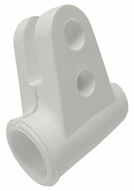 ZŁĄCZE BALDACHIMU BIAŁE ''T'' 20 mm 00614
