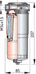 FILTR Z SEPARATOREM WODY VETUS 40695 - 2