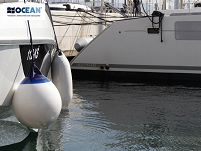 ODBIJACZ OCEAN R4 52X68 BIAŁO-NIEBIESKI 51387 - 5
