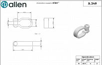 SZEKLA  Z WKRĘTEM DO PEŁZACZY 26MM 18724 - 2