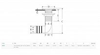 Odpływ kątowy PCV na wąż 20mm 71166 - 2