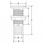 Odpływ PCV 3/4