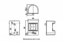 LAMPA NAW. LED BIAŁA 135s (BIAŁA)  64706 - 2