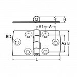 ZAWIAS CZARNY 100 X 50, 10586 - 2
