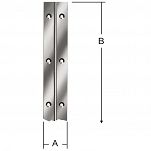 ZAWIAS TAŚMOWY NIERDZEWNY 20 X 0.7 10771 na metry - 2