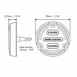 Lampa podwodna LED  Apelo A2 RGB 63923 - 2