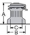 KABESTAN SAMOKNAGUJĄCY ANTAL XT16 19355 - 2